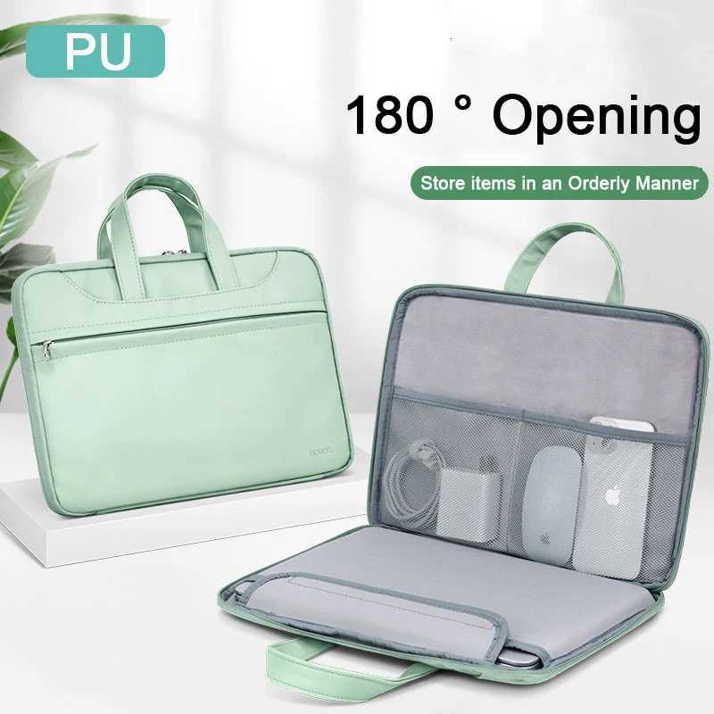 180 Opening Laptop Bag 15 6 inches For Macbook M1 M2 Air 13 Coque A2337 A2681 2020 2022 Pro 13 14 15 16 Case HUAWEI Lenovo 156T251212