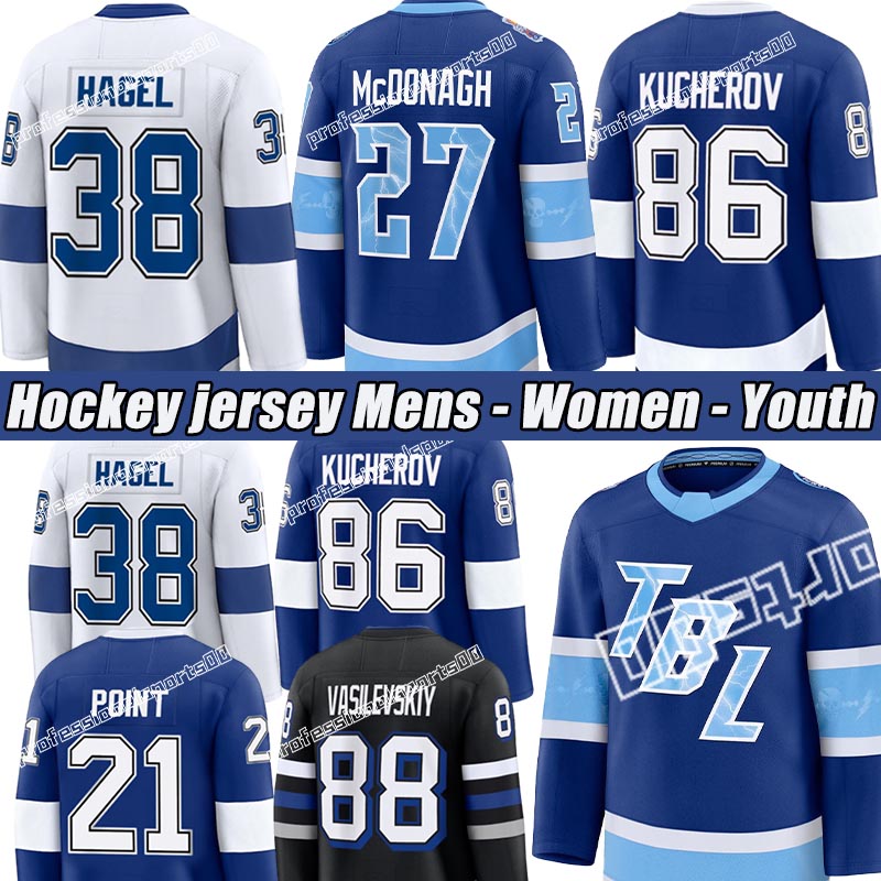 #86 Kucherov A Tampa Baycity Lightning jersey Stadium Series #88 Vasilevskiy #81 Cernak #21 Point #77 Hedman A hockey jersey