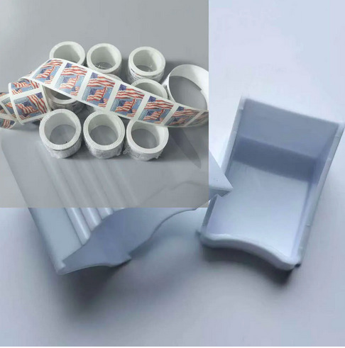 best wholesale 2017-2025 Round Stamp us Personalized your own Customized postage ink Stamp roll Custom Self Inking Stamp 250530