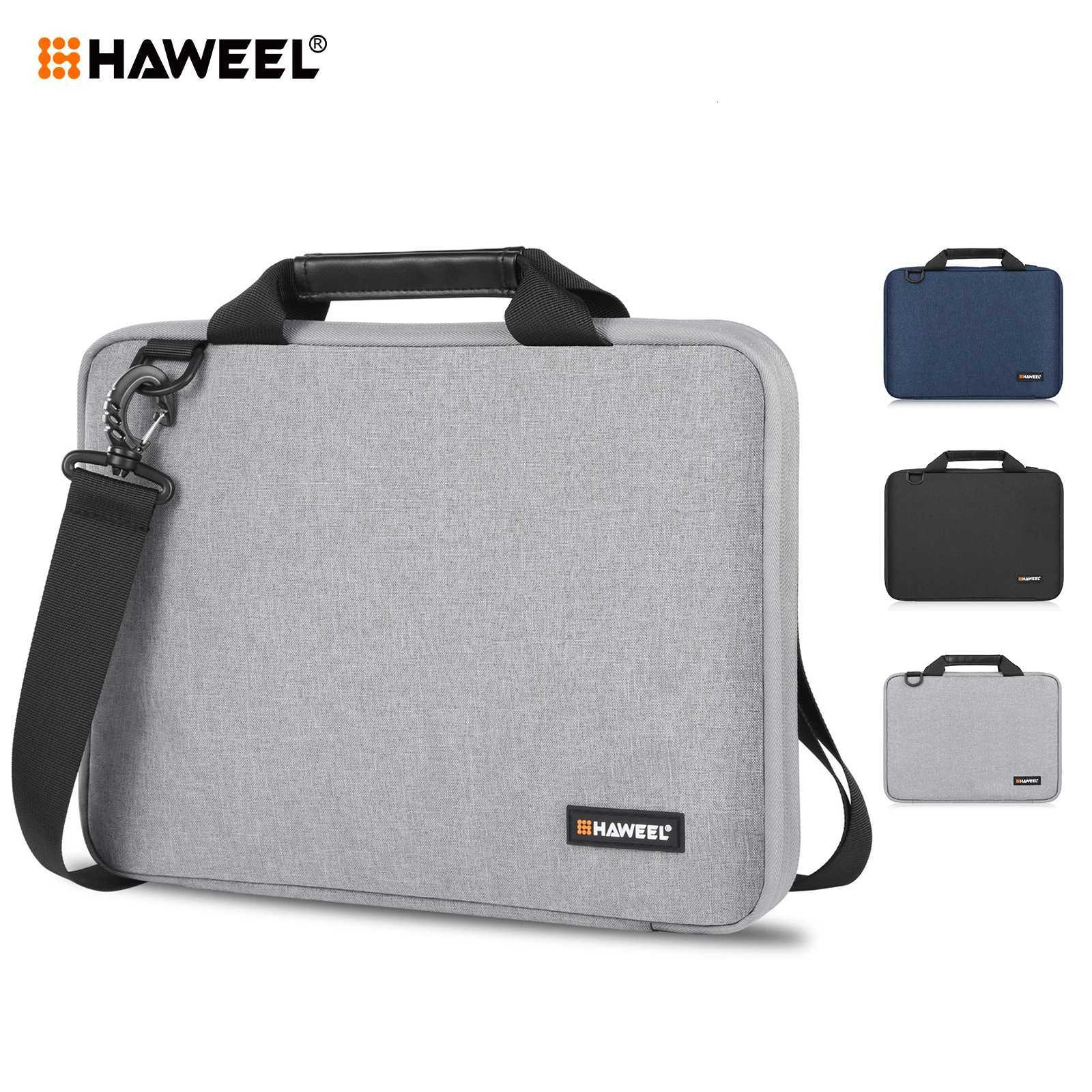 HAWEEL 13-16inch Briefcase Crossbody Laptop Bag Waterproof Notebook Case Sleeve For MacbookLenovo ASUSHP Computer HandbagT251212