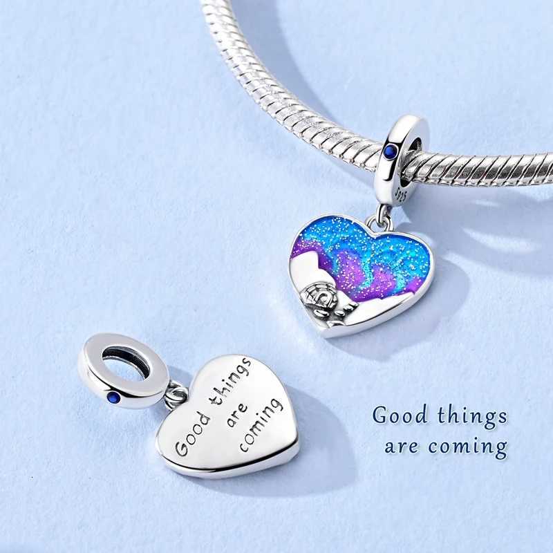 New 925 Sterling Sier Charms Beads Fish Unicorn Bow Pendants DIY Wen Bracelet Jewelry Gift Y251212