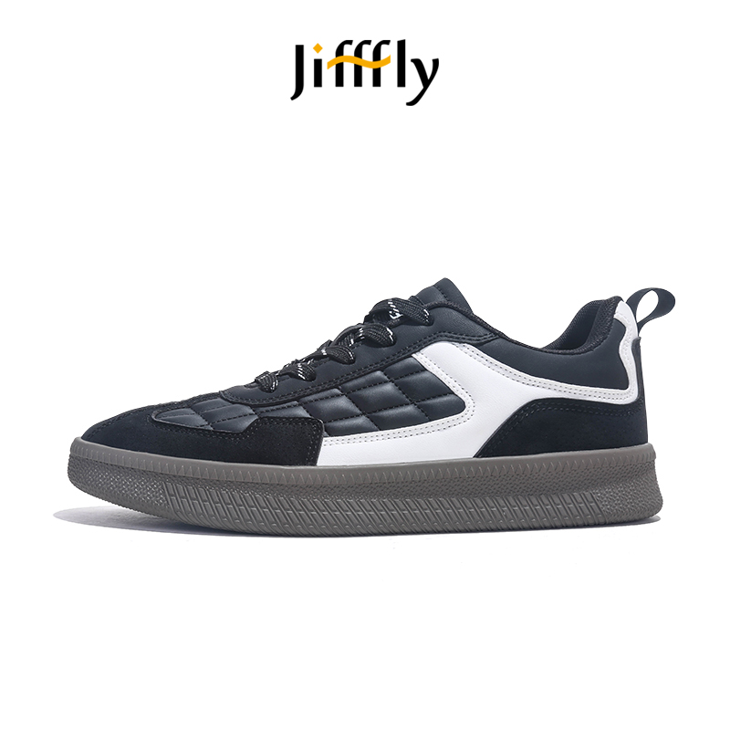 Jifffly men's skateboard 2025 summer new versatile casual thick sole couple breathable retro white shoes Without the shoebox -zhanyishengli