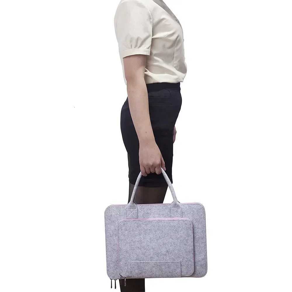 11/13/156/17 Inch Laptop Bag Felt Laptop Sleeve Notebook Computer Case Carrying Bag Pouch with Handle for Asus / LenovoT251212