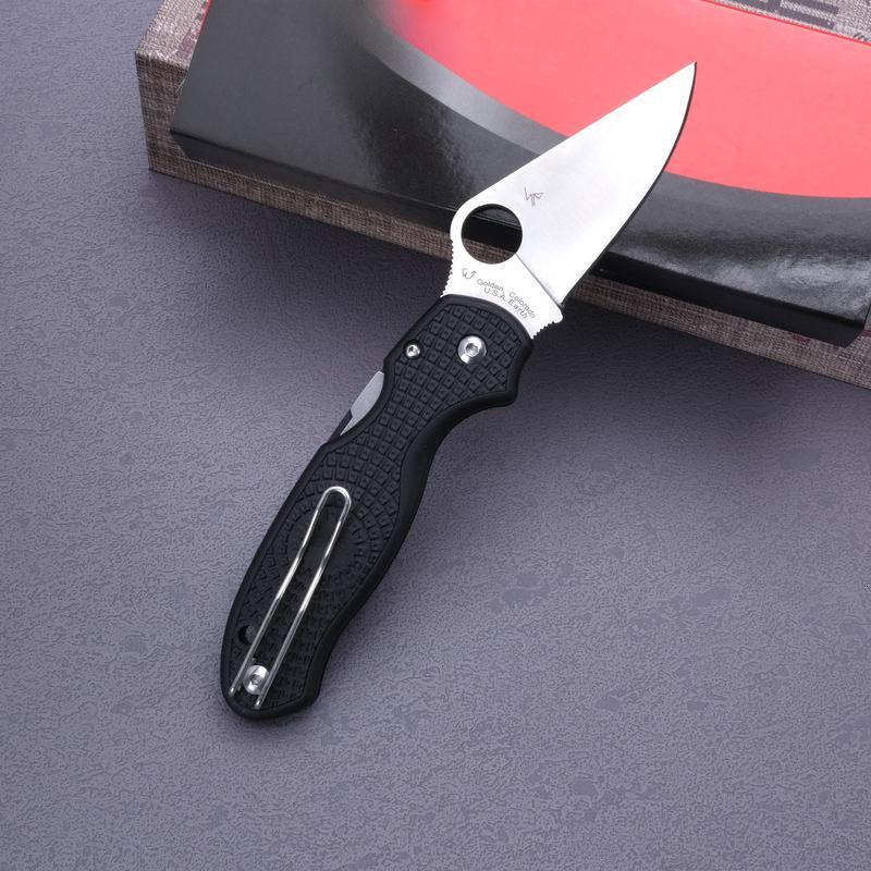 P3 folding knife, PVC handle, anti-corrosion wear-resistant high hardness blade, outdoor camping and driving survival EDC tool, the best gift.
