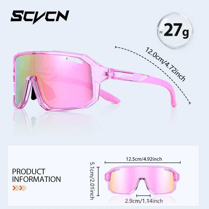 SCVCN Children Cycling Glasses Kids Outdoor Sports Sunglasses UV400 MTB Bike Eyewear Girls Boys Camping Fishing Golf Accessories G251212