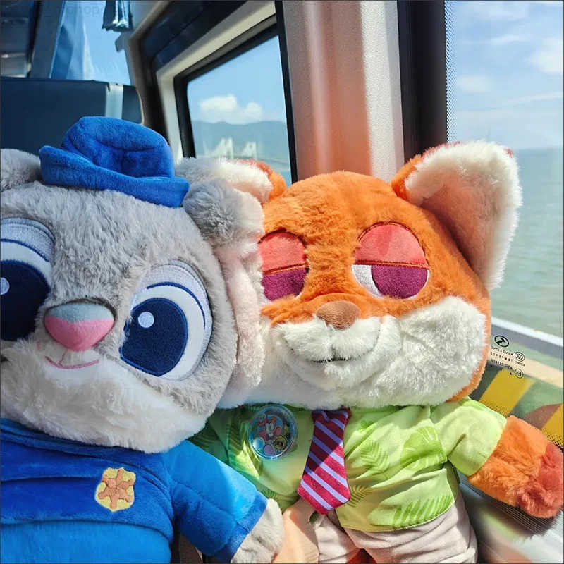 Disney New Zootopia Judy Nick Plush Backpack Cute Cartoon Ladies Backpack Couple Backpack for Cosplay Costumes Accessories Gift H251212