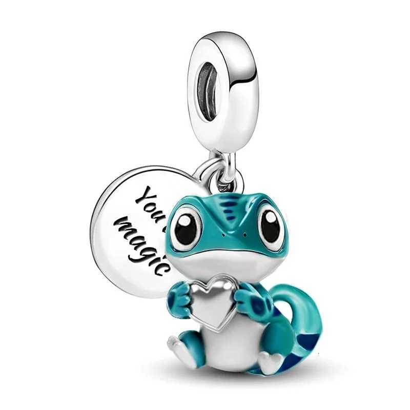 925 Sterling Sier Dumbbell Cute Dog Charms Beads Fit Diy Bracelet Bangle Making Gift Of High Quty Jewelry Y251212