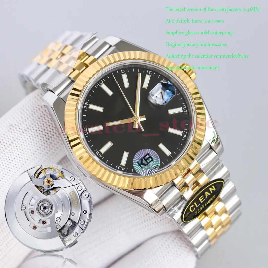 AAA Top Mens Watch Designer Automatic Mechanical Watch C Factory 3235 Movement 100 meter Waterproof Luminescent 904L Stainless Steel Top Quality Super Clone Watch c