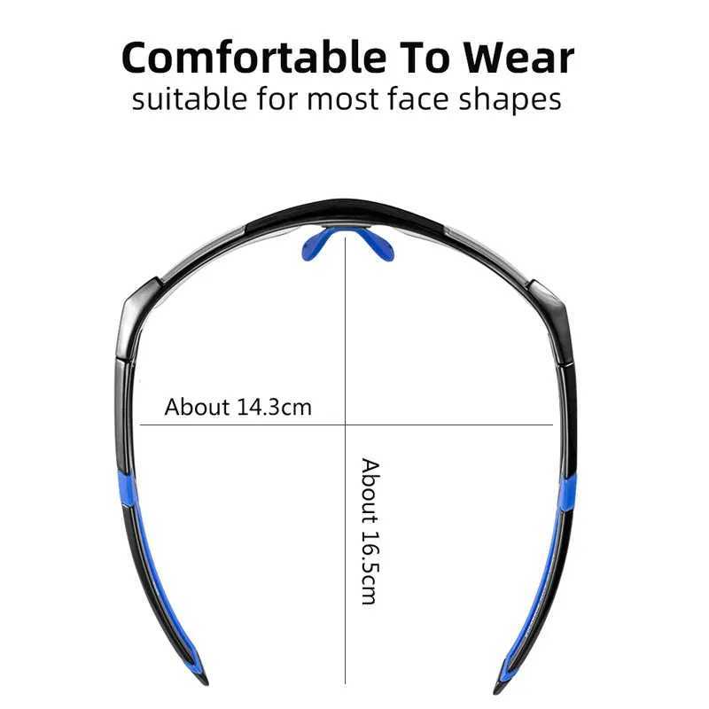 ROCKBROS Photochromic Cycling Glasses Bicycle Outdoor Sports Sunglasses Discoloration Glasses MTB Road Bike Goggles Bike Eyewear G251212