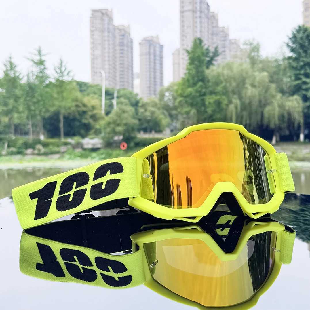 High Quality 100 Motorcycle Goggles Motocross Goggles Racing Dirt Bike Glasses Cycling MTB ATV Mask Windproof Protection Glasses G251212