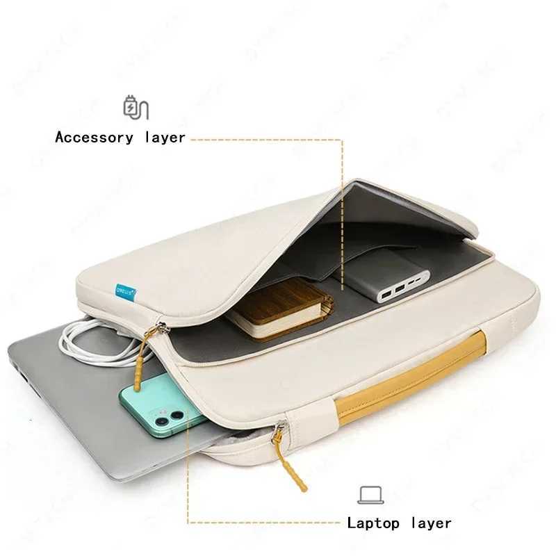 Laptop Bag Notebook Pouch 14 161 Inch Sleeve Cover Waterproof Shockproof Briefcase For Xiaomi Lenovo Dell Macbook Air ProT251212
