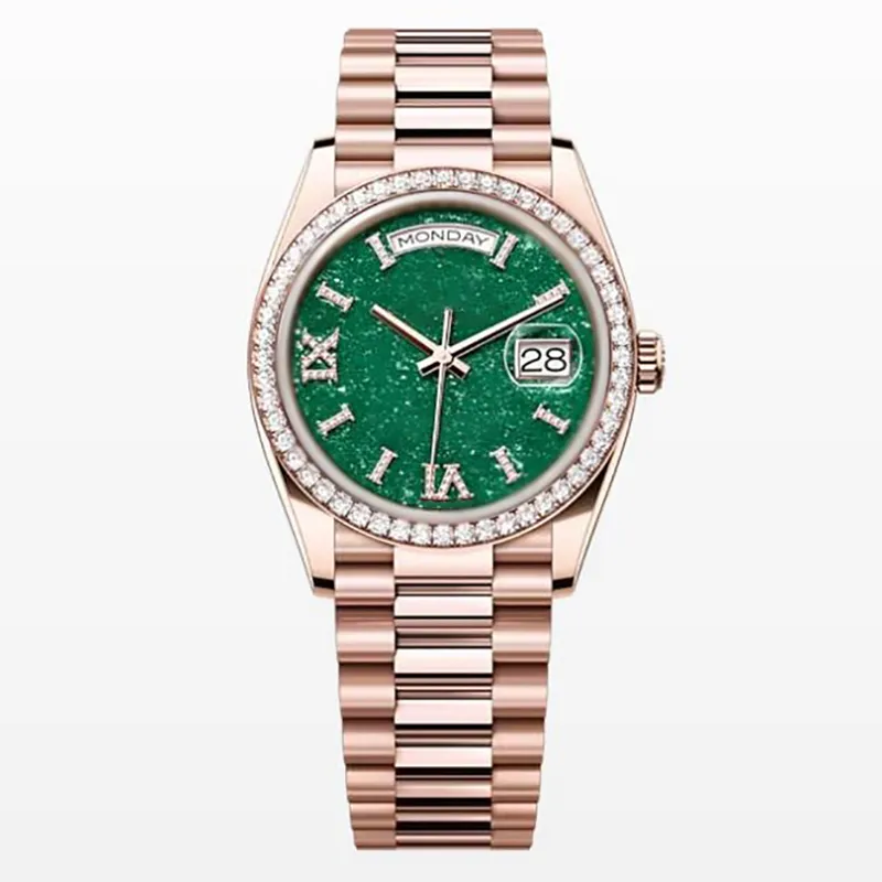 Casual Diamond Men's Watch Automatic Mechanical Movement 41mm Stainless Steel Presidential Classic Watch Casual Designer Luxury Watch