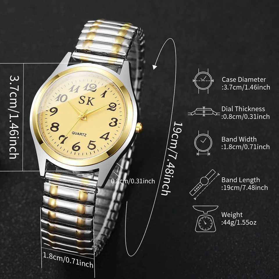 Luxury Men Business Watches Fashion Elastic Strap Mens Quartz Wristwatch Reloj HombreWithout Box Y251212