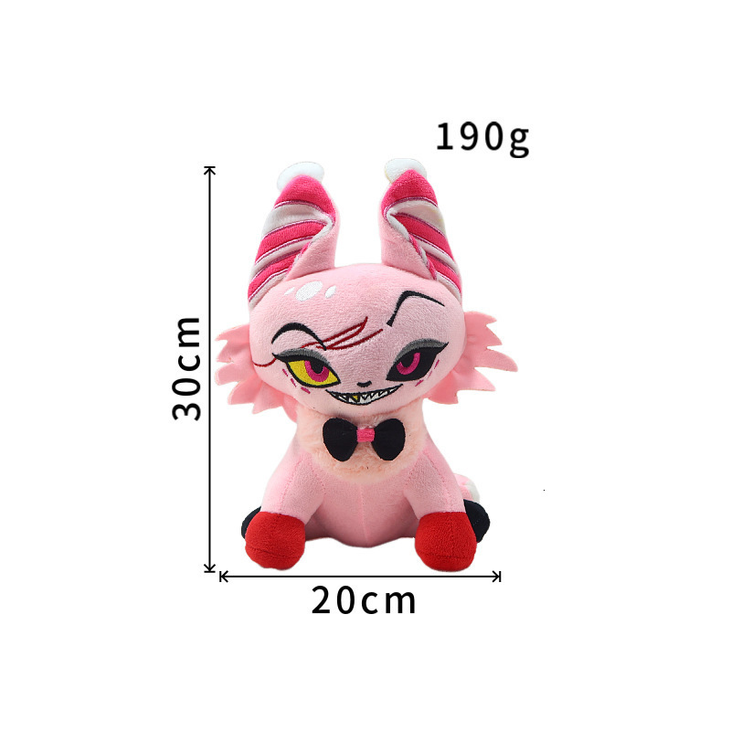 Cat Plush Toy Funny Angel Dust Alastor TV Fans Collecting Gift Cute Cotton Stuffed Plush Doll Kids for Birthday Present 250528