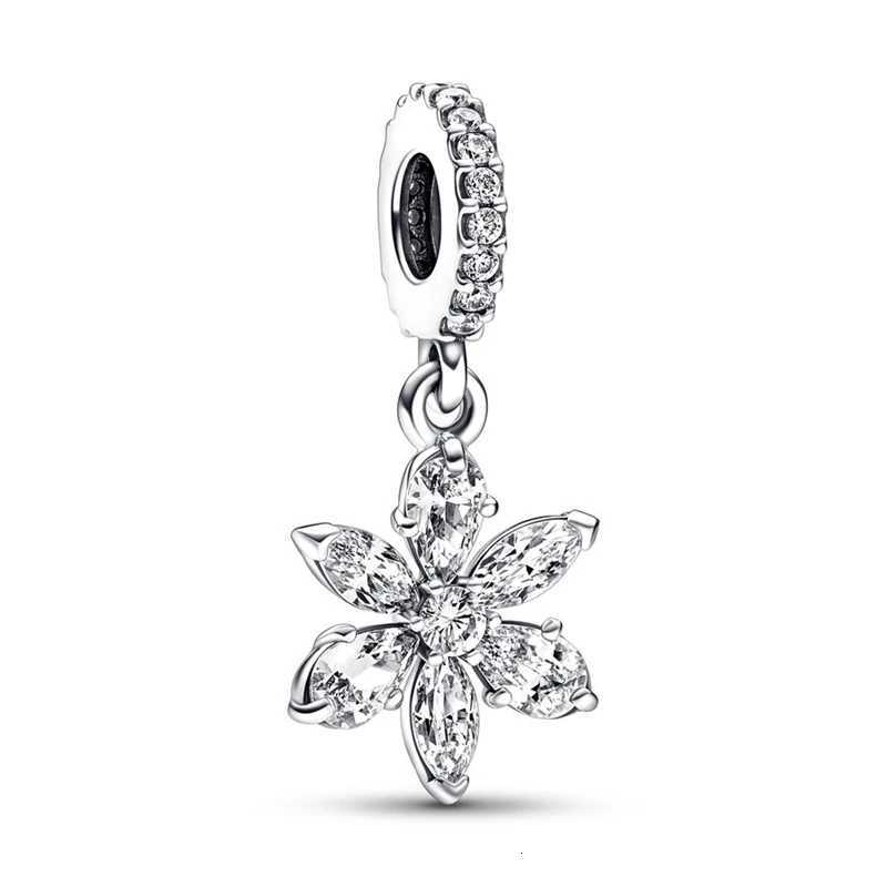 Hot S Sparkling Regal Crown Stones Enamel Clip Snowflake wer Charm Beads Fit Bracelet DIY Jewelry Y251212