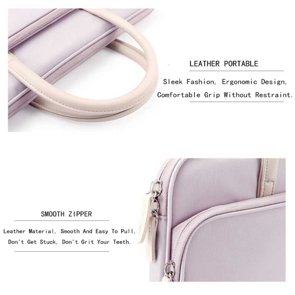 Laptop Bag 133 14 156 Inch Notebook Bag Sleeve For Macbook Air Pro 13 16 Case Lenovo Shoulder Handbag Waterproof New BriefcaseT251212