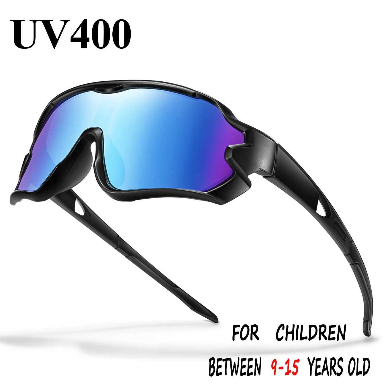 9-15 Years Old Kids Cycling Sunglasses Boys And Girls Outdoor Sports Riding UV400 Camping Goggles Fishing Bike Children Eyewear G251212