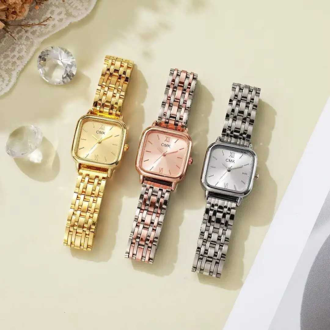 Fashion Women Watches Casual Square Dial Quartz Wristwatches Reloj Mujer Girls Clock GiftWithout Box Y251212