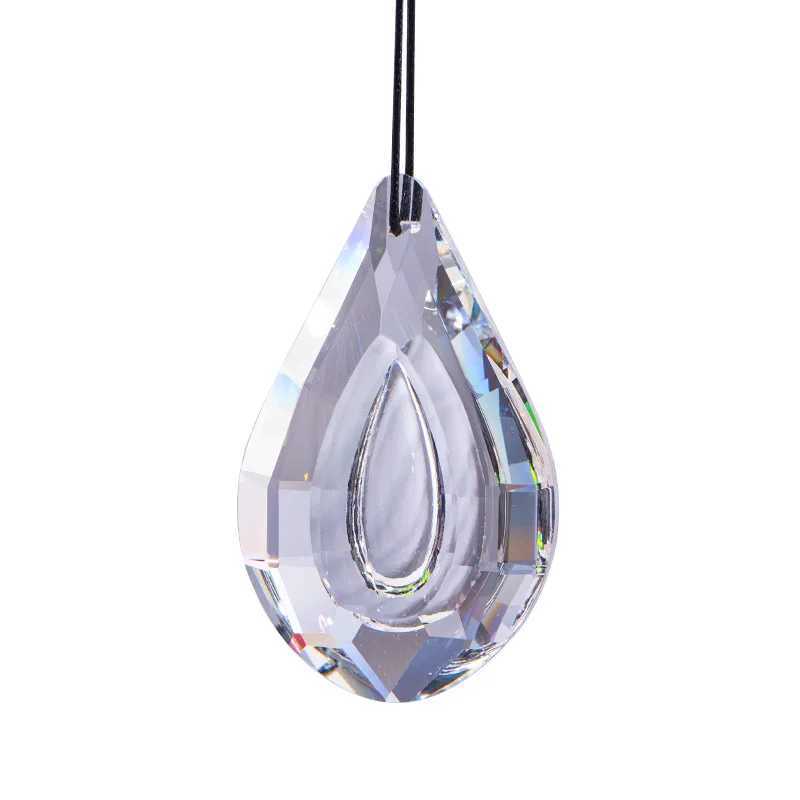1Pcs 75mm Sun Catcher Crystal Prisms Glass Rainbow Make Hanging Drop Pendants For Window Ornament Chandelier Part DIY Home DecorW251211