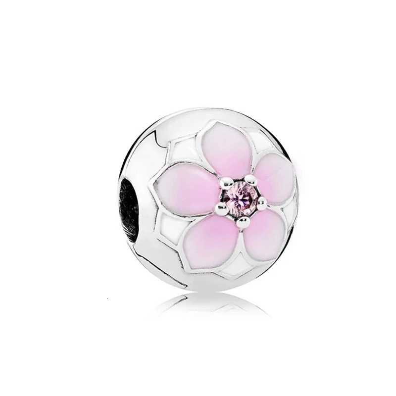 New Hot S DIY Wen Jewelry Suitable for Designry Bloss with Crystals Charm Bead for Bracelet Necklace Y251212