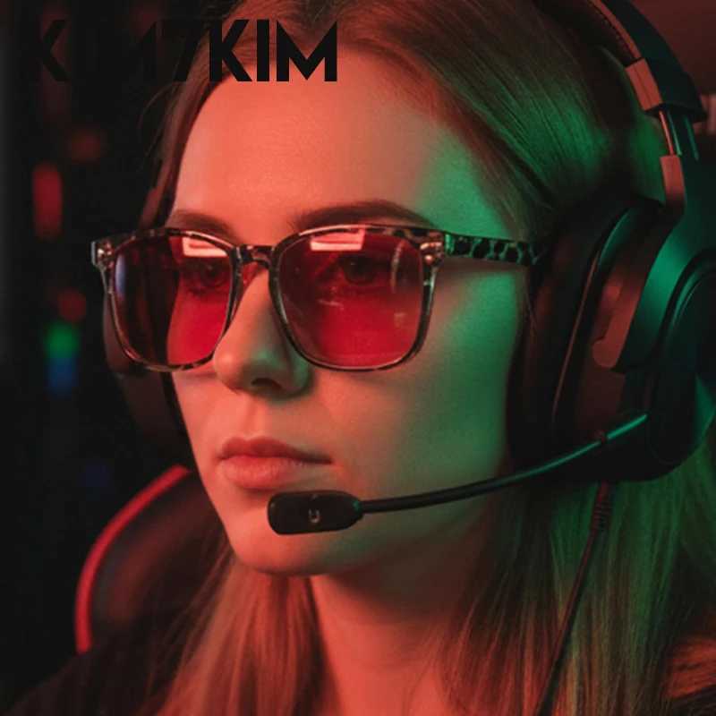 Anti Blue Light Read Sleep Glasses Men Women 2025 Luxury Brand UV400 Protection Eyeglasses Computer Gaming Red Light Lens Shades G251212