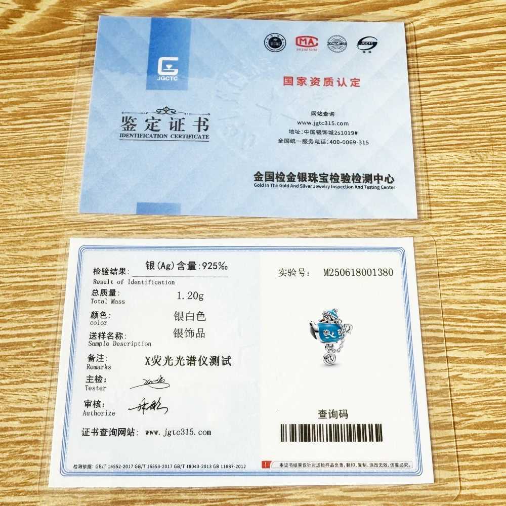 Miniso Diy Charm Fit Pendant Al in Wonderland Bracelet Al Cat Rabbit 925 Sterling Sier Charm Beads Gifts Y251212