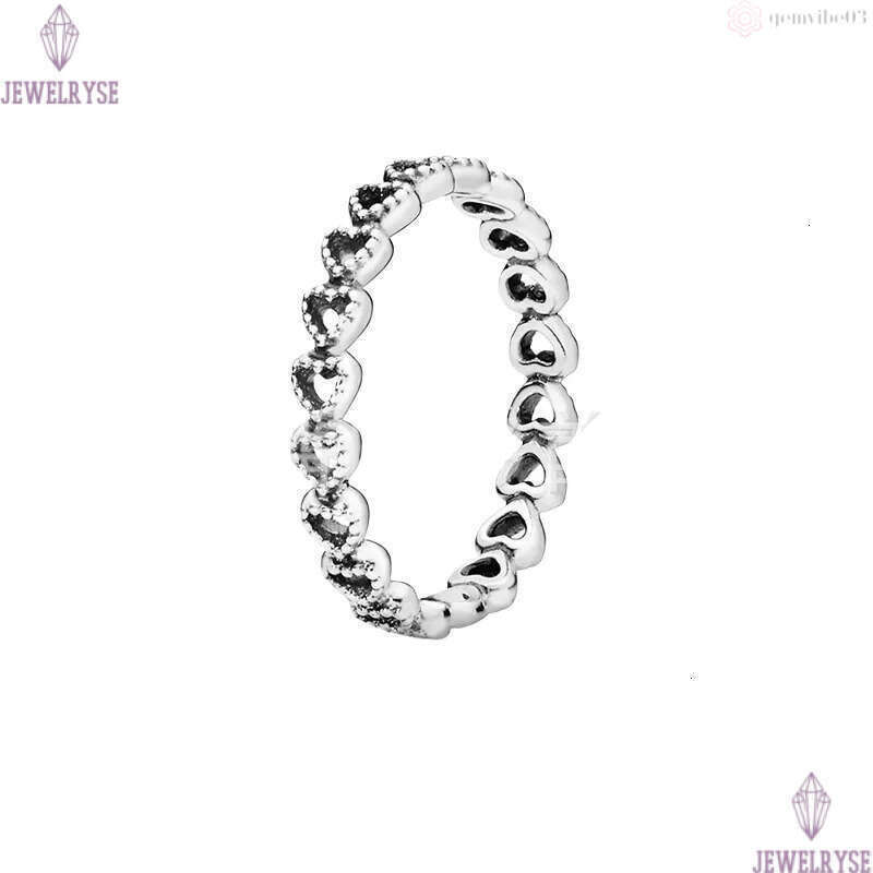 S925 silver luxury love double heart designer ring for women shine crystal cz zircon diamond retro vintage band engagement rings jewelry