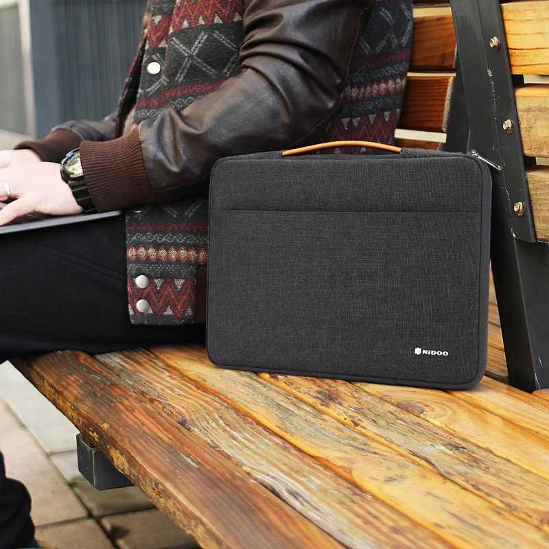 NIDOO Handbag Laptop Bag 116 13 14 156 Inch For Xiaomi MacBook Air Pro 13 Sleeve Case Cover Computer Notebook BriefcaseT251212