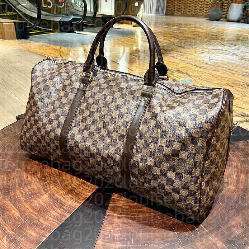 Luxury Fashion Duffel Men Woman Designer Travel Bag Clutch on Luggage Bag basketball louisvuinton Tote Keepall 55CM Clear Handbag louisvuittion Women Duffle Bags