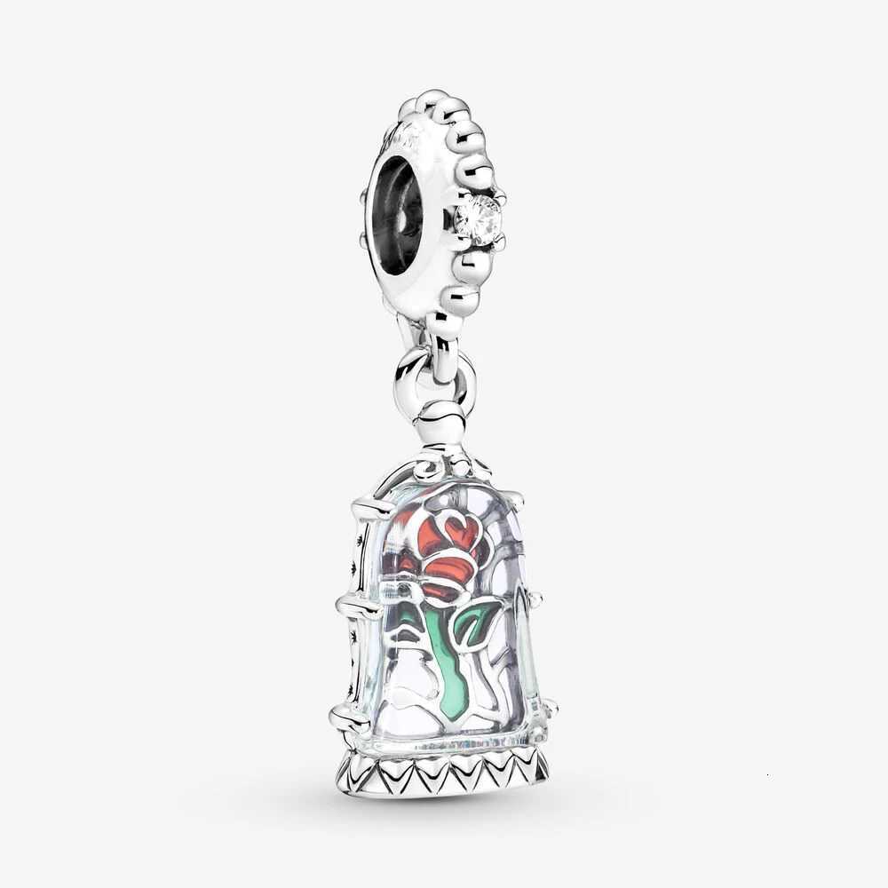 NEW 925 Sterling Sier Charm Fit Bracelet Accories Wen Jewelry Spring Blosss Series Cannibal wer Rose Y251212