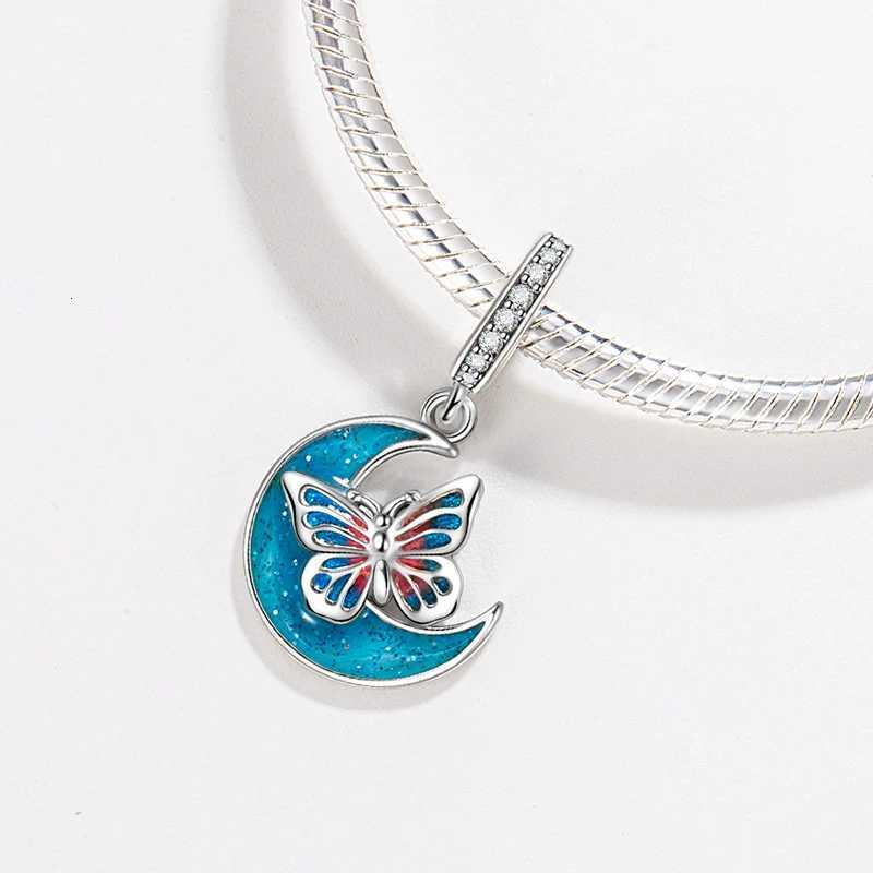 Hot S 925 Sterling Sier Colorf Charms Pendants Beads Fit Bracelets Necklaces DIY Fine Jewelry Making Y251212