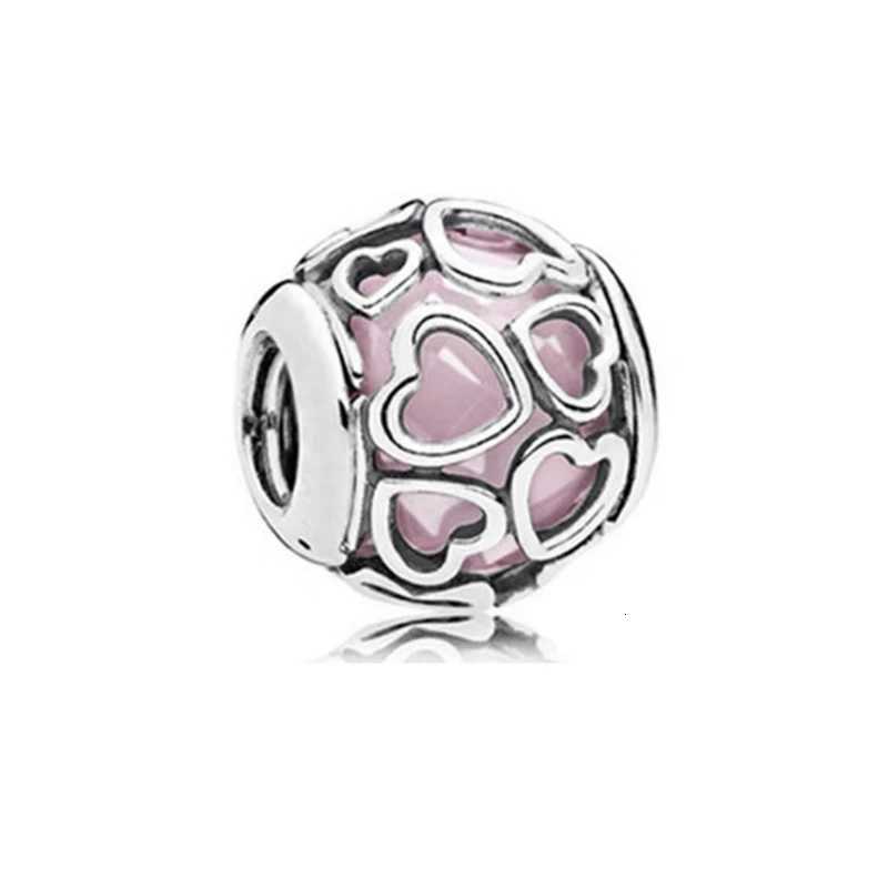 Hot S Fashion Wen Bead Rose in BloSparkling Round Charm Fit 925 Sterling Sier Bracelet DIY Jewelry Y251212