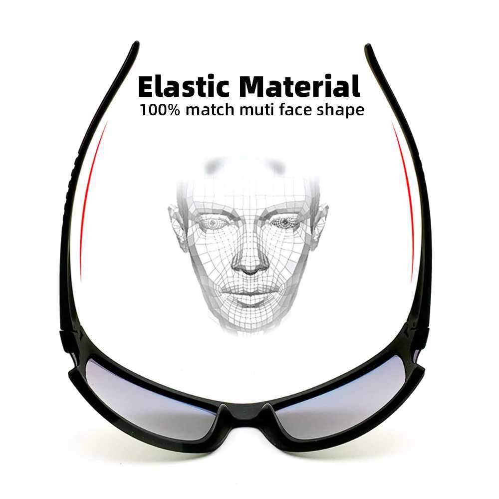 VIVIBEE Mirror Red Polarized Sports Sunglasses Cycling Men Goggles UV400 Climbing Women Outdoor Elasticity Sun Glasses G251212