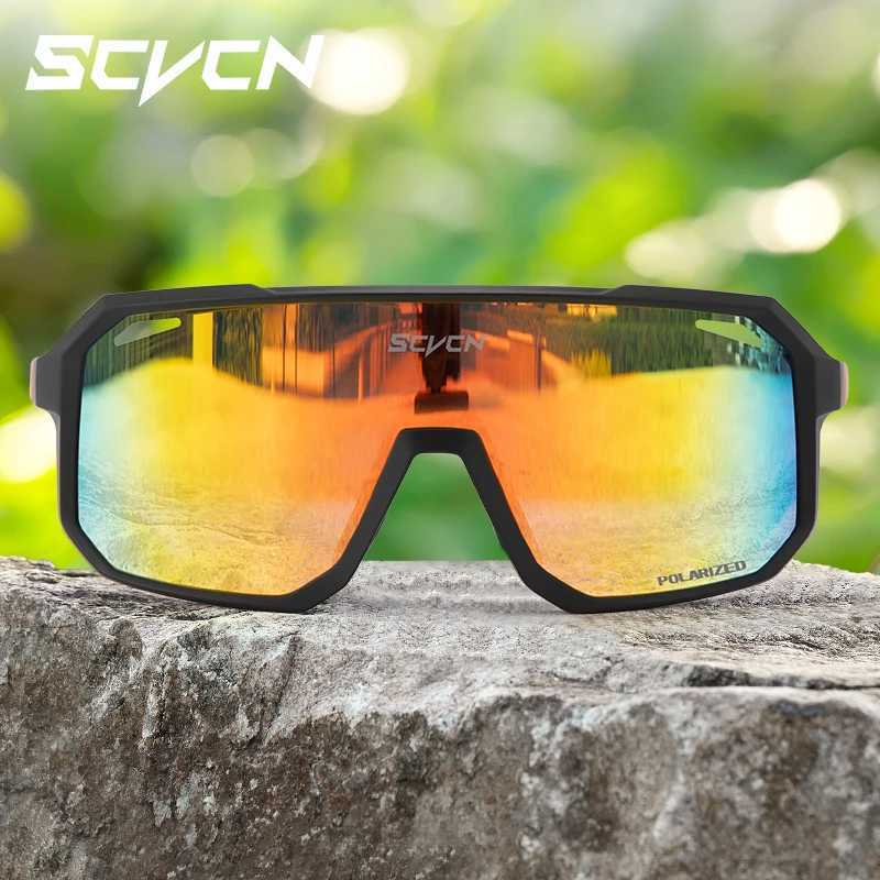 SCVCN New Outdoor Cycling Glasses Bike Sunglasses Men UV400 Eyewear Sports MTB Goggles Bicycle Women Riding Hiking Sunglasses G251212