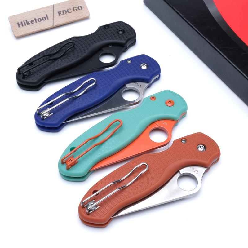 P3 folding knife, PVC handle, anti-corrosion wear-resistant high hardness blade, outdoor camping and driving survival EDC tool, the best gift.