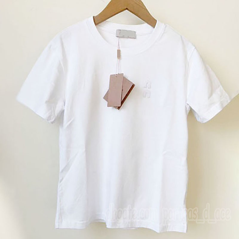 Women Cropped T Shirt Letter Luxury Short Sleeve Tees Shirts Designer Casaul Daily Summer T Shirts White Tops