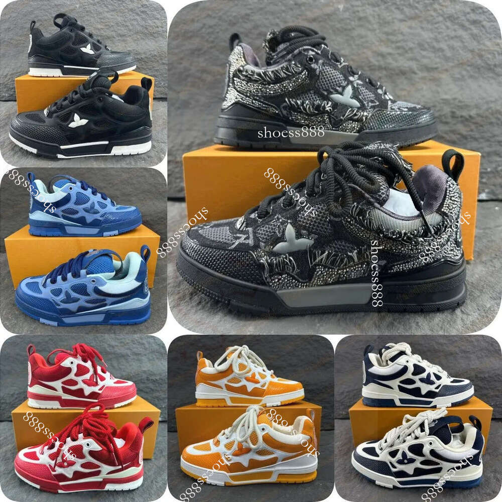 designer 2025 shoes virgil skate sneakers top quality women mens bread shoes height increasing thick soled casual fashion running laceup lowtop sports
