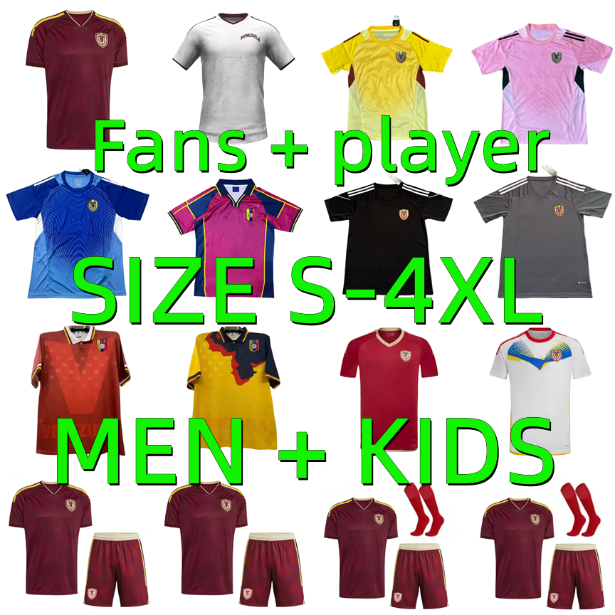 2026 2027 Venezuela Soccer Jerseys 24 25 26 27 national team SOTELDO SOSA RINCON CORDOVA BELLO JA.MARTINEZ RONDON GONZALEZ OSORIO MACHIS football shirt men kids kits