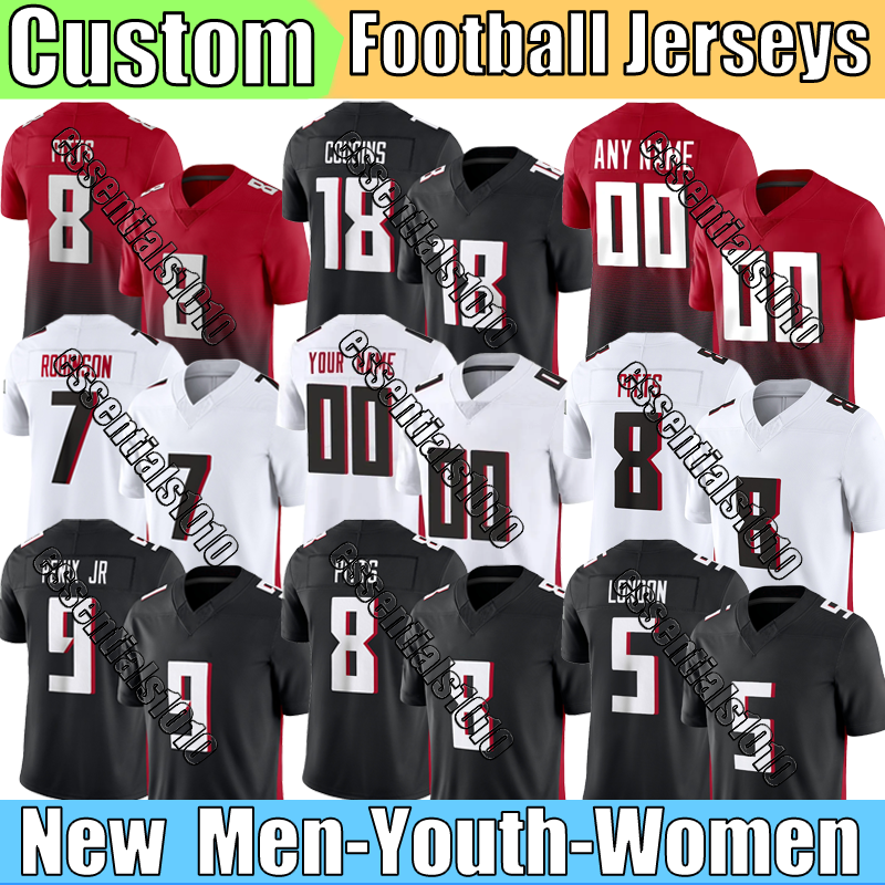 Atlantacity Falcon jersey #7 Robinson Garrett London Allgeier Walker Lindstrom Jones Football Jerseys #18 Cousins Vick Mooney Terrell Jr Bates III Football Jerseys