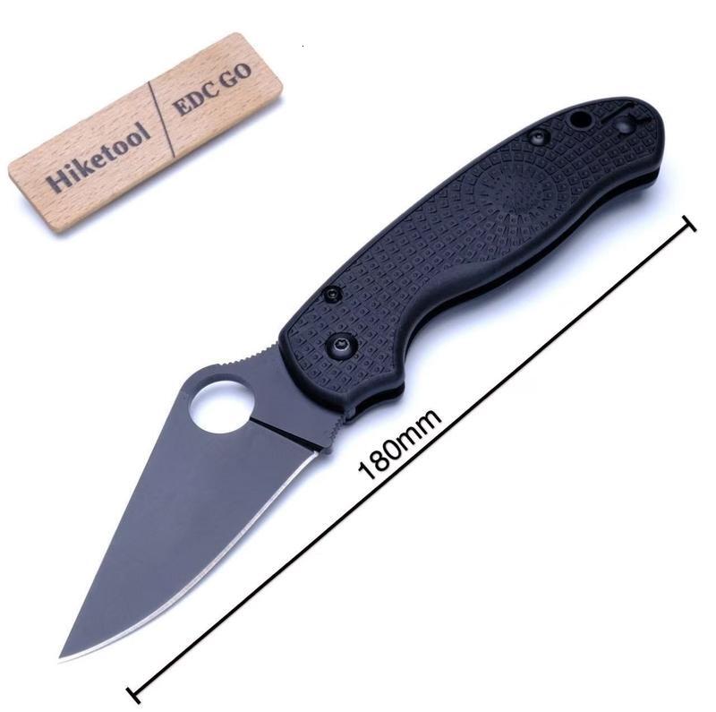 P3 folding knife, PVC handle, anti-corrosion wear-resistant high hardness blade, outdoor camping and driving survival EDC tool, the best gift.