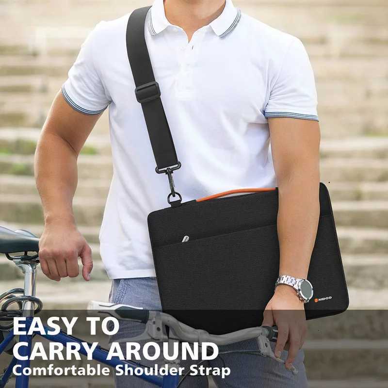 NIDOO Laptop Bag Shoulder Bag Handbag for 13 14 156 Inch Waterproof Notebook Case For Macbook Air M1 M2 Pro ThinkPad BriefcaseT251212