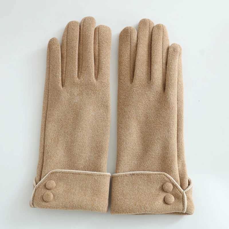 1 Pair of Womens Warm Gloves Suitable for Women with Fleece Lining Windproof and Cold-Resistant Available in Multiple Colors Elegant and Stylish Glove
