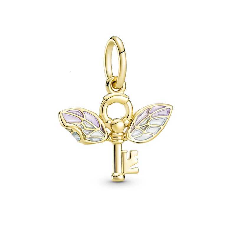 Hot S DIY Charm Bead Pendant plicable to European Sterling Sier Bracelet necklace Jewelry Fine Gift Y251212