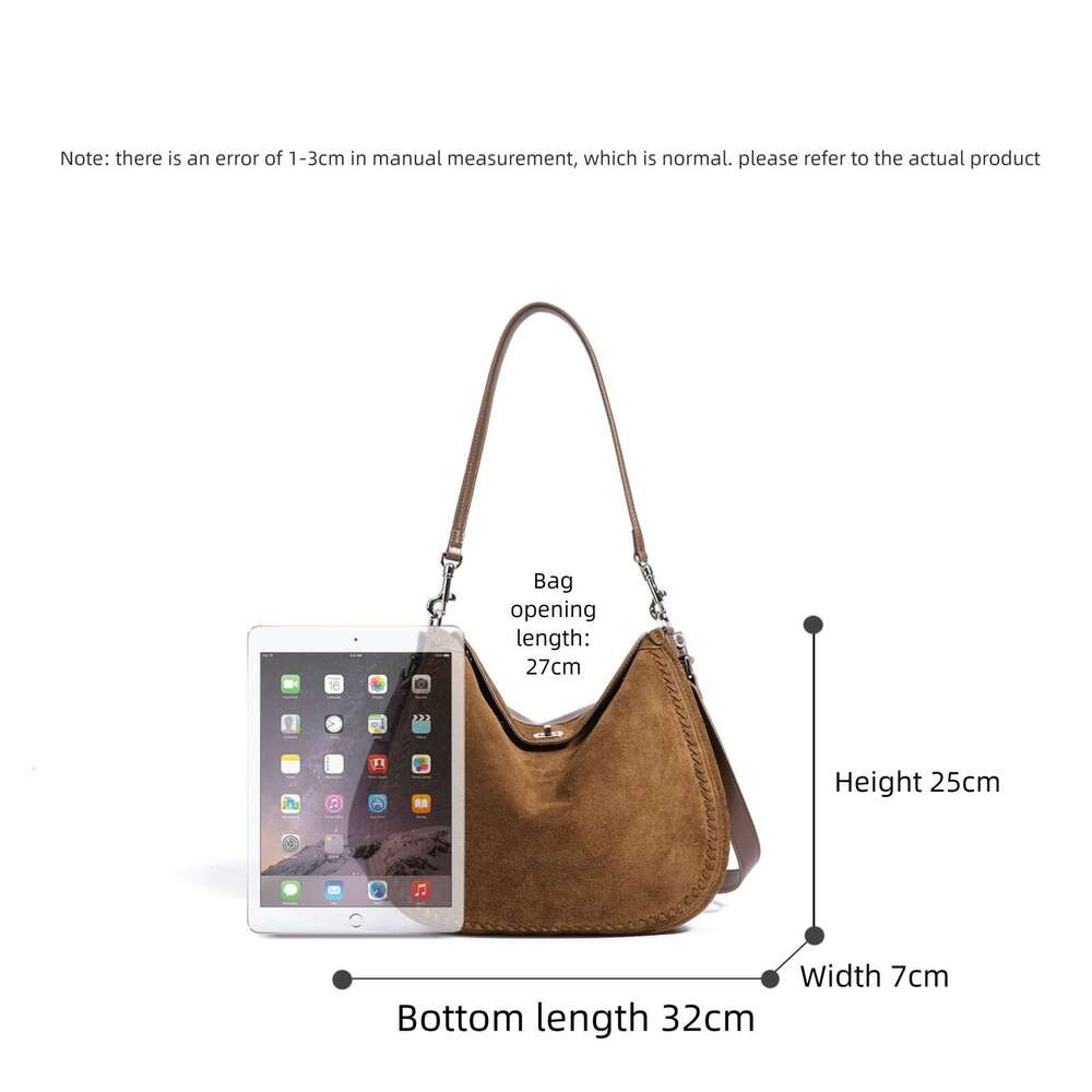 Luxury Bag Designer Shoulder Bags Totes Hobo New Niche Design Matte Cowhide Crossbody Saddle Bag Autumn Winter Large Capacity Handbag For Women