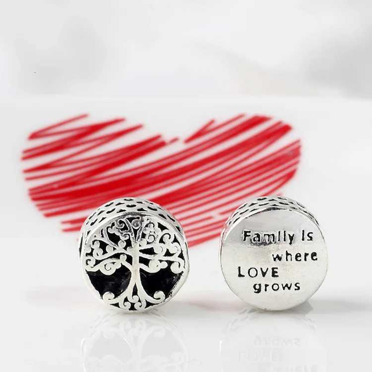 New Alloy Bead Family Mother Dad Pendant Charm Fit Pan Bracelet Bangle Necklace DIY Wen Jewelry Y251212