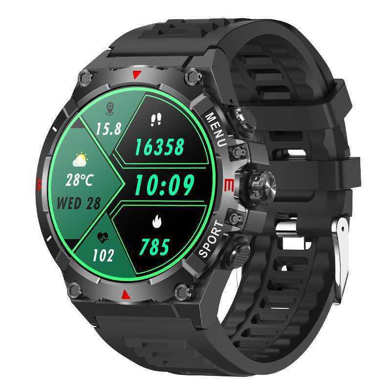Outdoor smart watch GPS positioning altitude pressure compass heart rate measurement Bluetooth call function sports watch Z251212