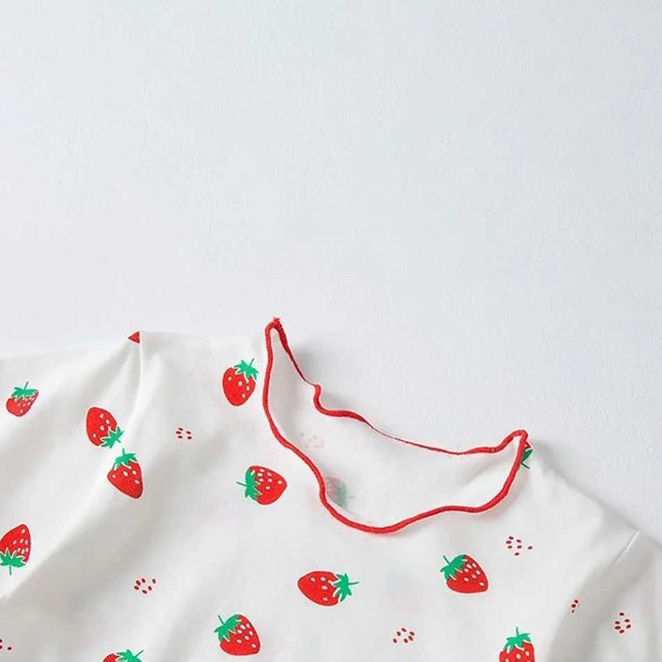 Girls Summer Pajama Sets Stylish Cartoon Pattern Printing Short Sleeve Top and Pants Made from Luxurious Cozy Ice Silk Material H260403