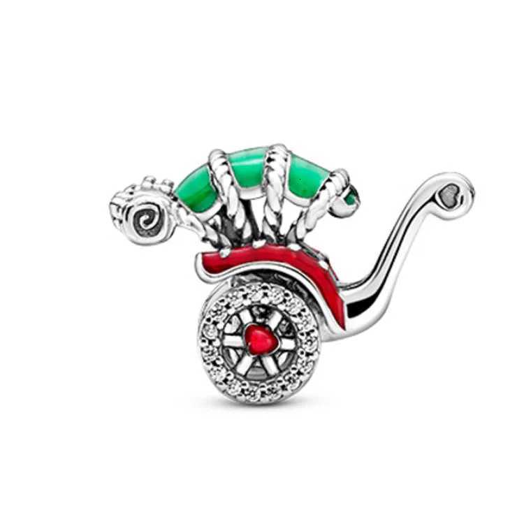 New 925 Sterling Sier Father Christmas Bell Snowman Pendant Trinket Bead Fit Charms Bracelet Jewerly in 2025 Y251212