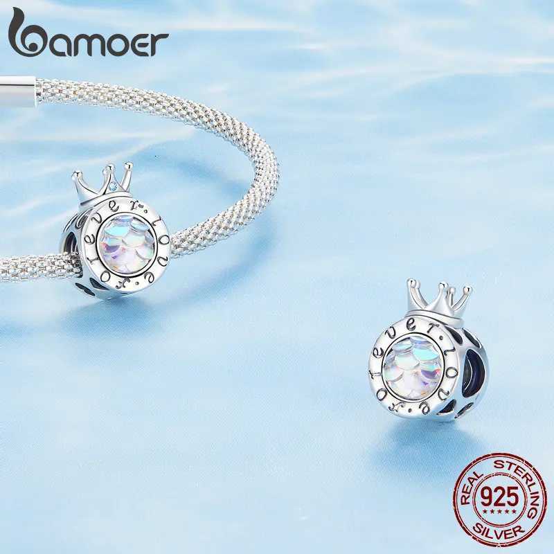 OER 925 Sterling Sier -she Charm Beads Fit Charm Bracelet Inlaid Zircon Colorf Pendants DIY Accories Y251212