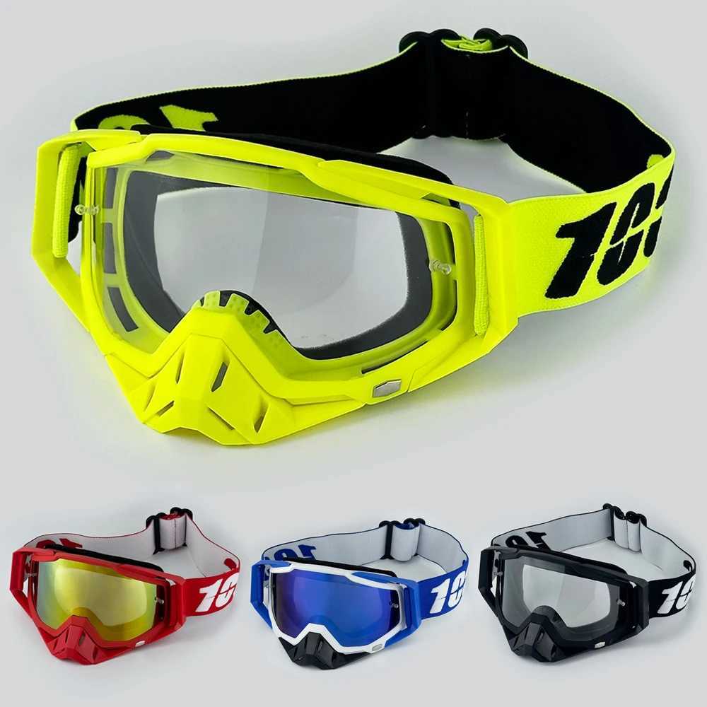 100 Motorcycle Goggles Off Road Motocross Glasses ATV MX Dirt Bike Eyewear Anti-Sand Windproof Helmet Riding Gafas Mask G251212